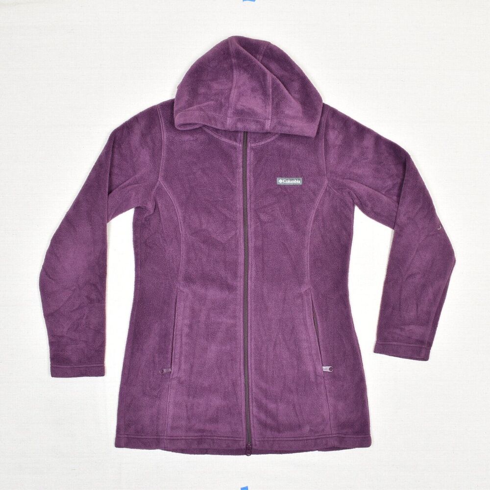 Columbia Women's Full Zip Basic Jacket Hooded Pol… - image 1